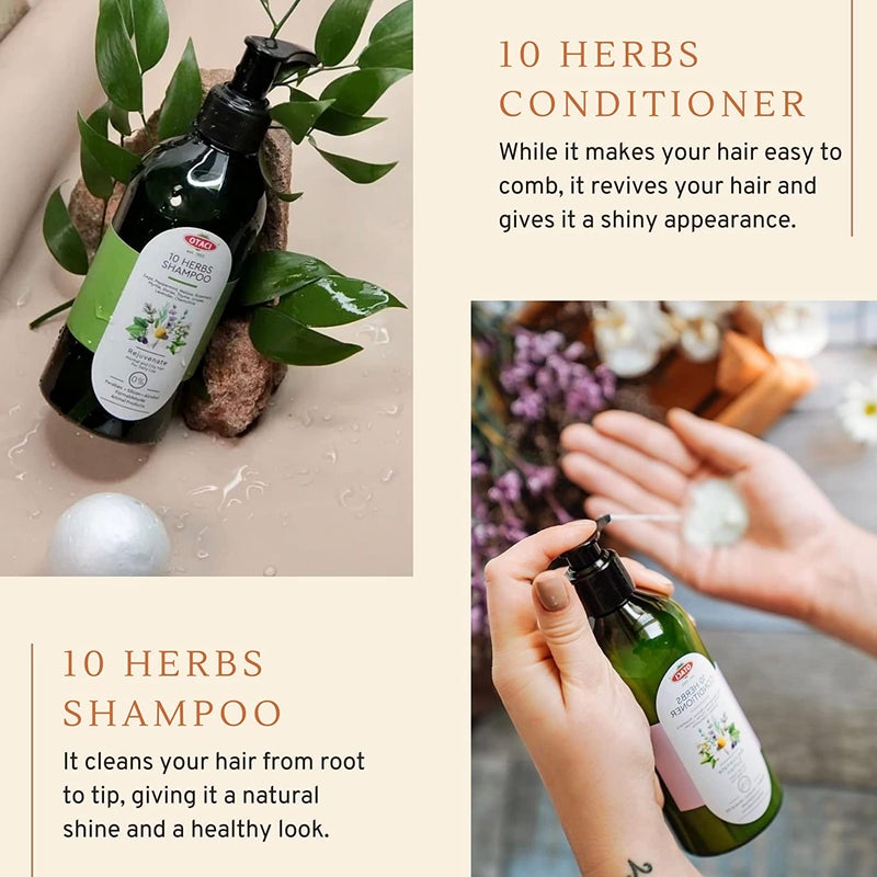 OTACI Herbal Rejuvenate Hair Conditioner â€“ Vegan Conditioner with Rosemary, Chamomile & Olive Oil for Hydration, Shine, Strength & Frizz Control â€“ Silicone-Free (250 ml) - Image 4