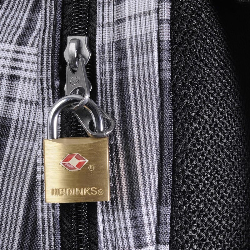 BRINKS 161-20471 TSA Approved 22mm Luggage Lock Solid Brass, 4-Pack - Image 5