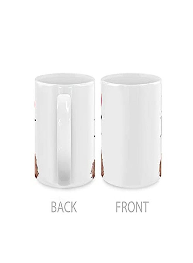 MUGBREW كوب قهوة/شاي من السيراميك من MUGBREW، مكتوب عليه "أحب كلبي البودل البني الصغير"، 11 أونصة - Image 3