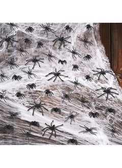 Civaner 120 Pieces Plastic Spiders Plastic Spiders Fake 3 Sizes Tiny Realistic Small Spiders Terror Prank Props For Home And Party Decorations(Black,0.9 X 0.6'', 1.5 X 0.8'', 2 X 1.8'')  - Image 4