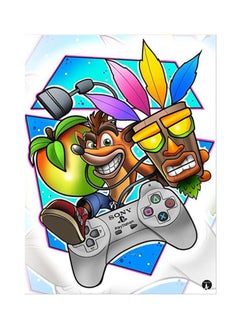 RKN Video Game Crash Metal Plate Poster Multicolour 15x20centimeter 