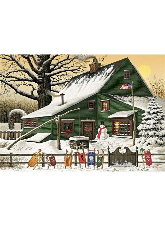Buffalo Games Charles Wysocki Cocoa Break At The Copperfields 500 Piece Jigsaw Puzzle Multi 21.25"L X 15"W - Image 1