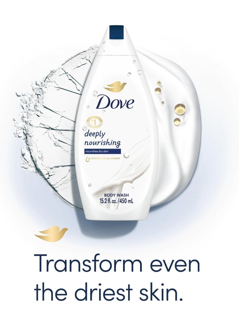 Dove Deeply Nourishing Body Wash with Nutrium Moisture (500ml) - Image 1