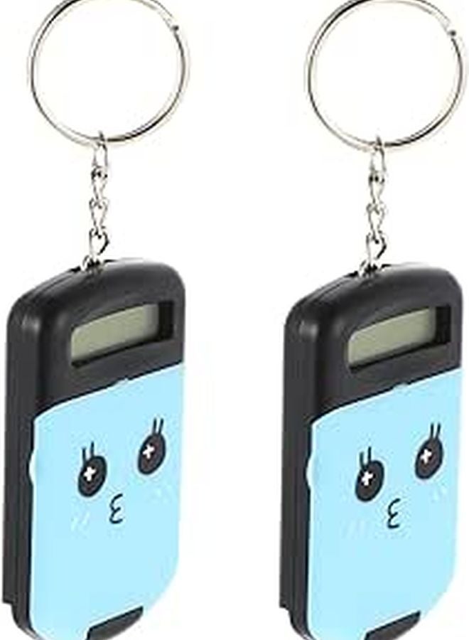 Cute Cartoon Design Portable Calculator 2 Pack Durable Plastic For Students And Office Use - Image 1