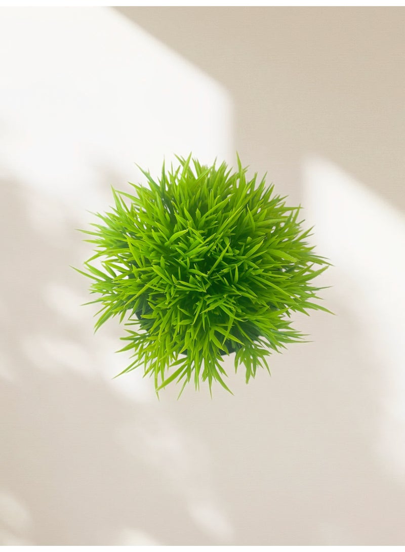 1pc Artificial Simulation Pruned Shrub Potted Plant, Mini Indoor Artificial Potted Plant, Small Plastic Plant, Simulated Greenery, Suitable for Room Decoration, Home Office, Desk Decoration, Exquisite Housewarming Gift, Ramadan Festival Gift. - Image 2