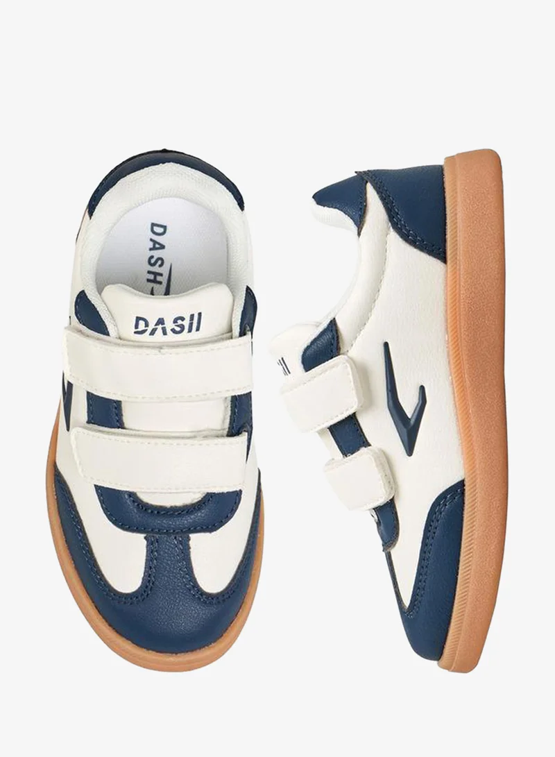 Dash Boys Hook & Loop Ankle Sneakers