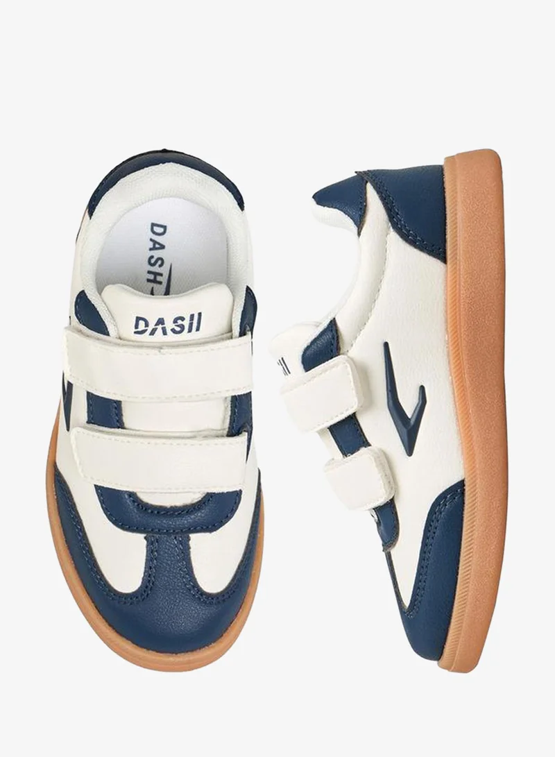 Dash NAVY Boys Hook & Loop Ankle Sneakers for Men | Best Price UAE