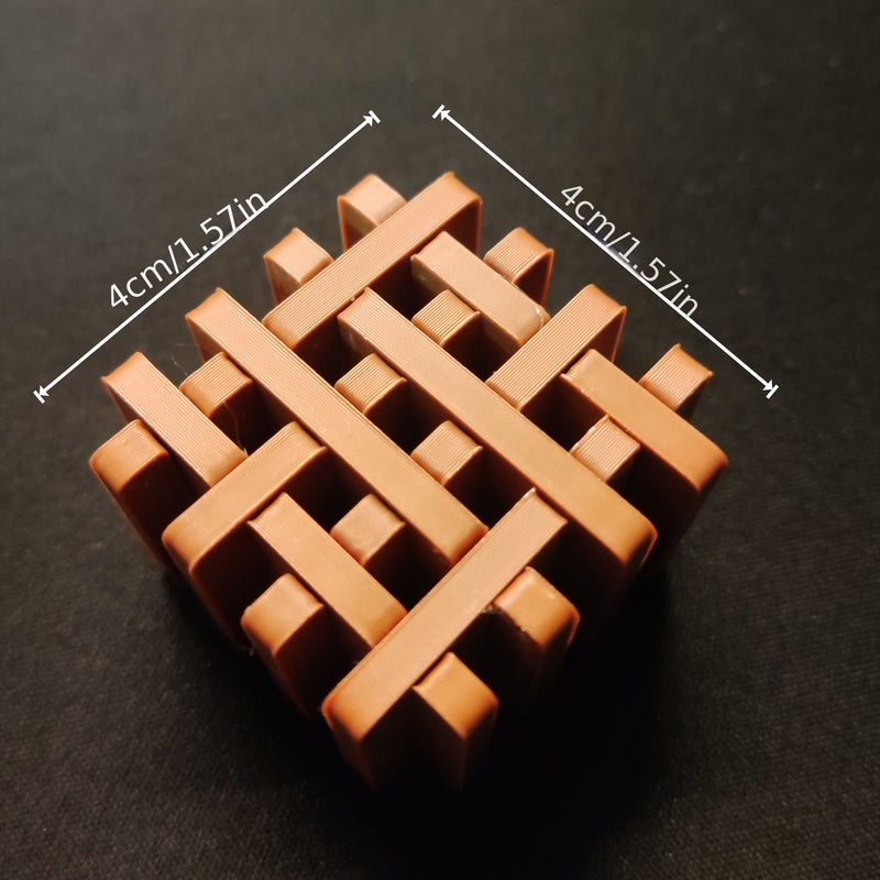 3D Puzzle Block Puzzle Light Pink Durable Fun Tool for Killing Time on Long Trips Suitable Gifting Family Friends - Image 2