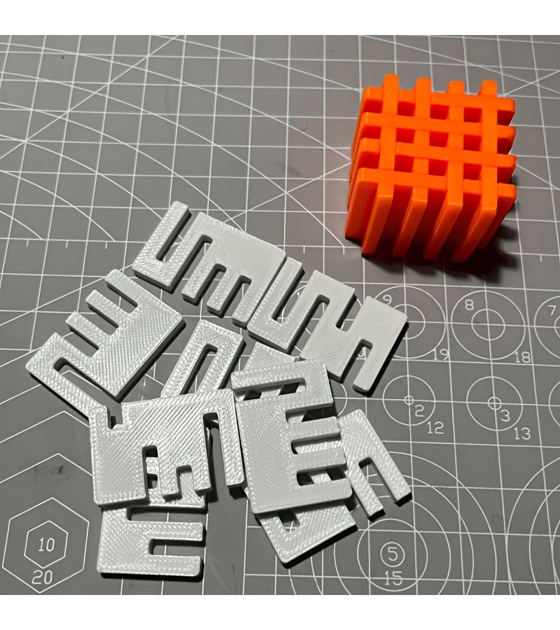3D Puzzle Block Puzzle Light Pink Durable Fun Tool for Killing Time on Long Trips Suitable Gifting Family Friends - Image 5