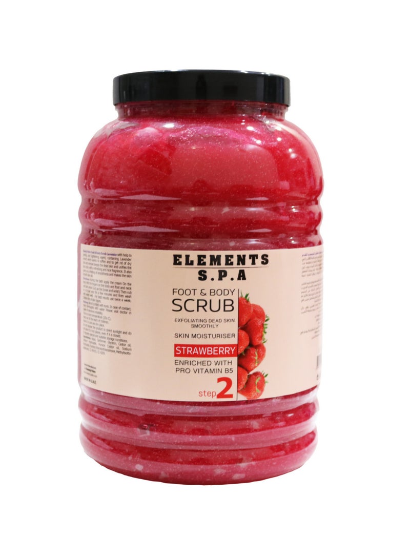 ELEMENTS BODY SCRUB STRAWBERRY 5KG