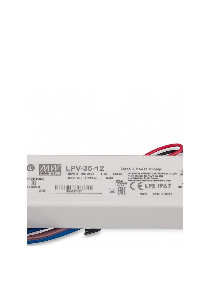 Meanwell Mean Well LED Power Supply Transformer LPV-35-12 - Image 4