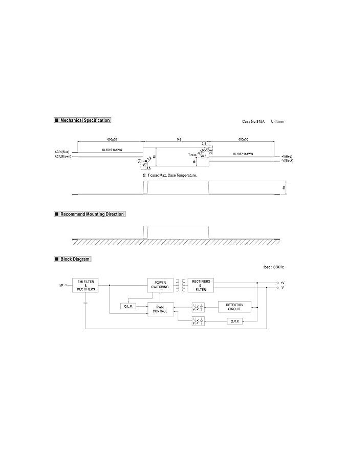 Meanwell Mean Well LED Power Supply Transformer LPV-35-12 - Image 3