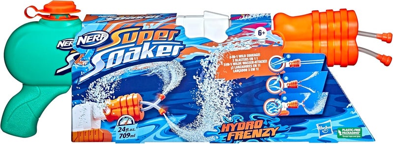 سوبر سوكر NERF Hydro Frenzy، متعدد الألوان، F3891 - Image 2