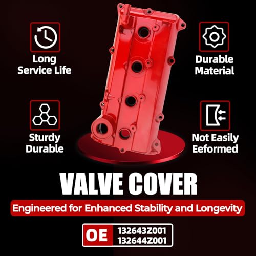 MITZONE غطاء صمام ألمنيوم MITZONE محدث متوافق مع نيسان ألتيما سنترا SE-R SE-R SpecV 2.5L L4 - بنزين 2002-2006 - Image 3