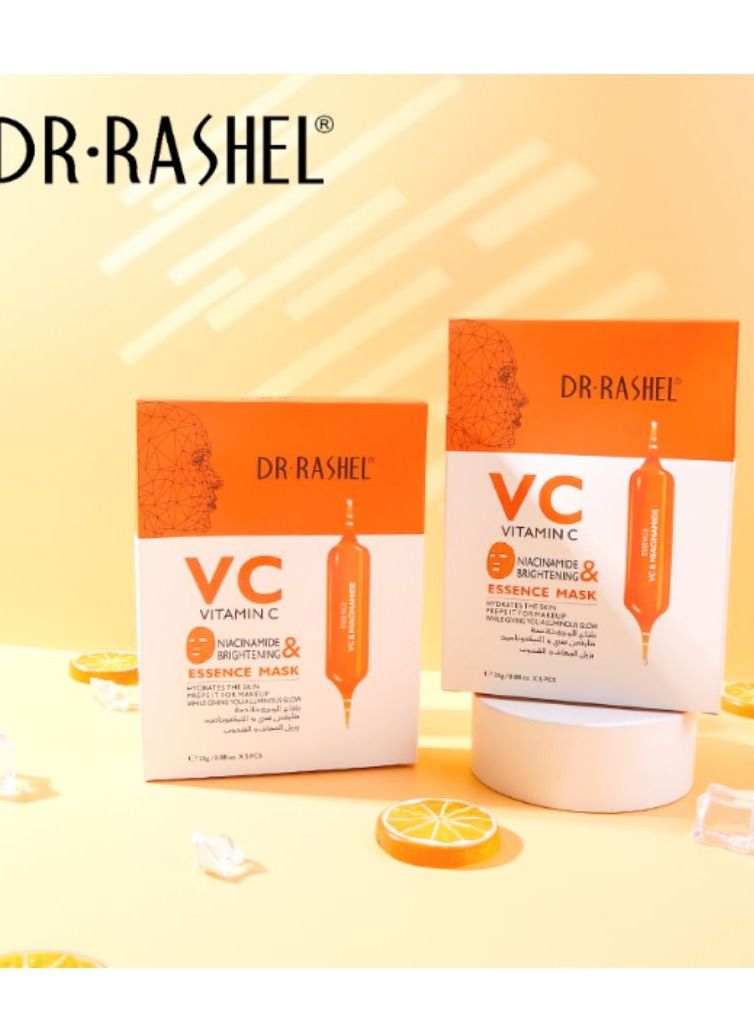 RASHELL Vitamin-C And Niacinamide And Brightening Essence Mask 25grams - Image 1