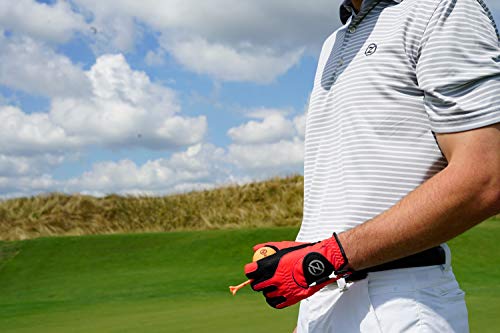 Zero Friction Men's Golf Gloves, Left Hand, One Size, Red - Image 4