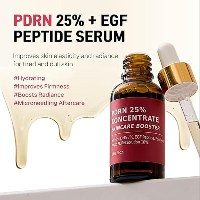 CELDYQUE Salmon DNA PDRN 250,000 ppm Concentrate Skincare Booster - Microneedling Serum w/EGF Peptide & PDRN 25% Growth Factor - Anti-Aging Face Serum with Panthenol 1 Fl Oz Korean Skincare - Image 2