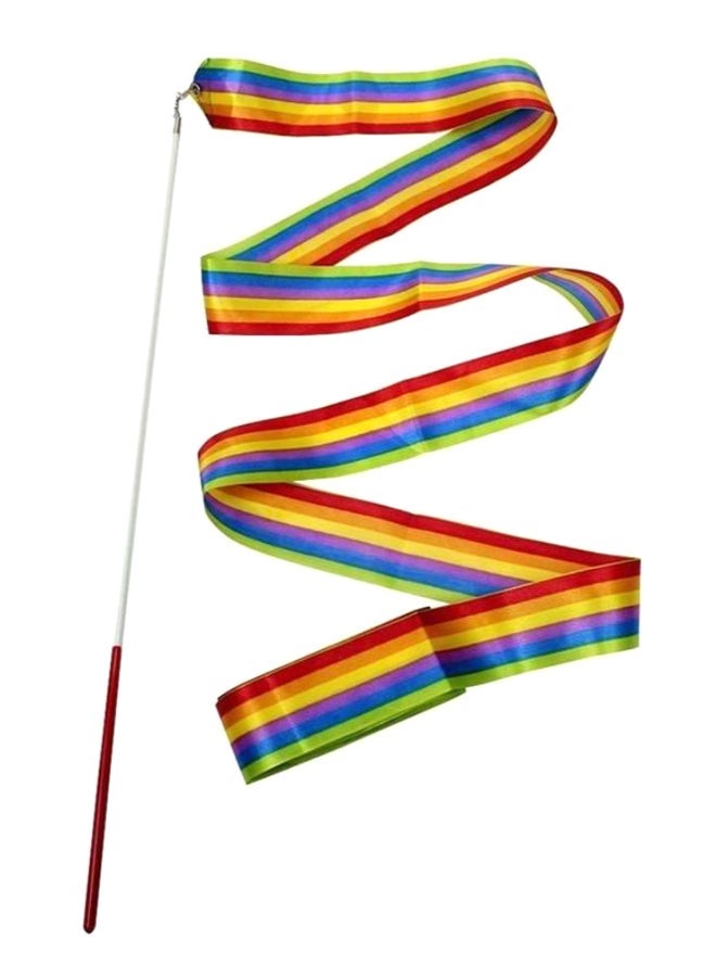 NIBEMINENT Dancing Gym Rhythmic Ribbons With Wand 4meter - Image 1