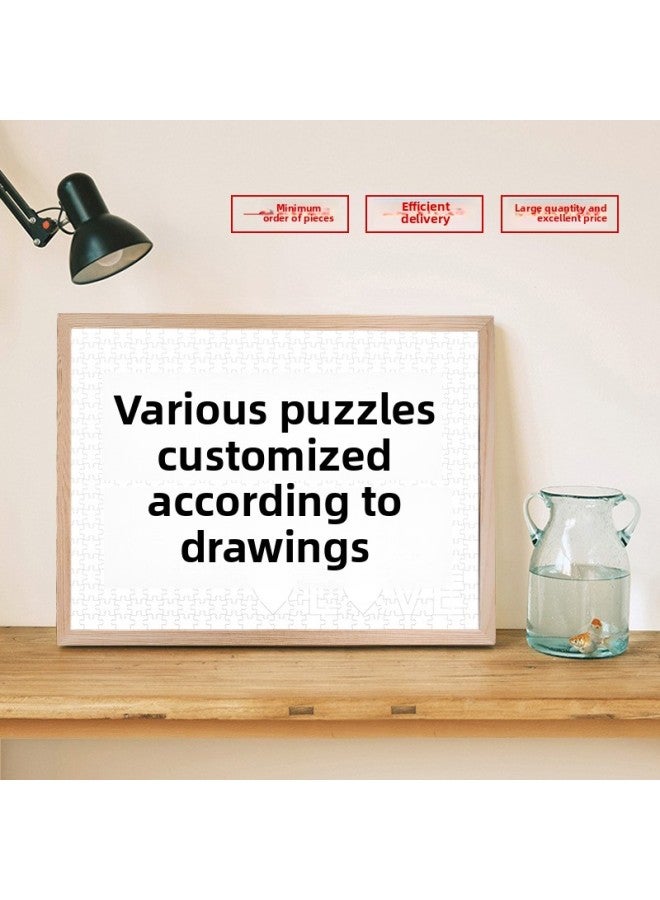 Jay Chou Anniversary Jigsaw Wooden Jigsaw Puzzle Photo Portrait Diy Framed Couple Boyfriend And Girlfriend Gift Toy-Color:Jay Chou 520 Pieces Vertical Set - Image 3