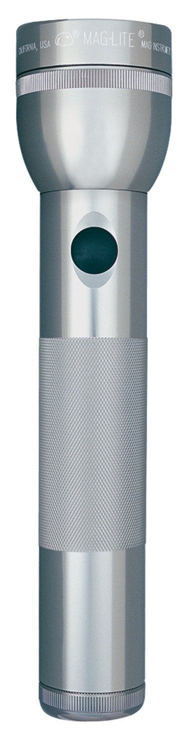 Maglite HeavyDuty Incandescent 2Cell D Flashlight Gray