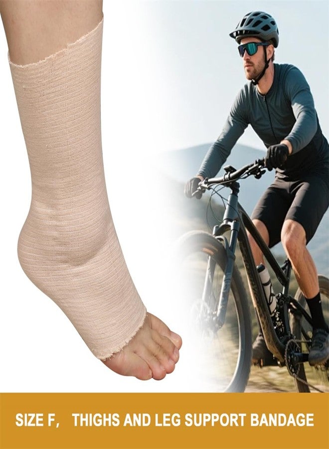 ILSSLI Tubular Support Bandage Elastic Sport Bandages Breathable Compression Bandage Roll Stockinette Tubing Gauze for Leg Knee, 4inchX5.5 Yard (Size F) - Image 4