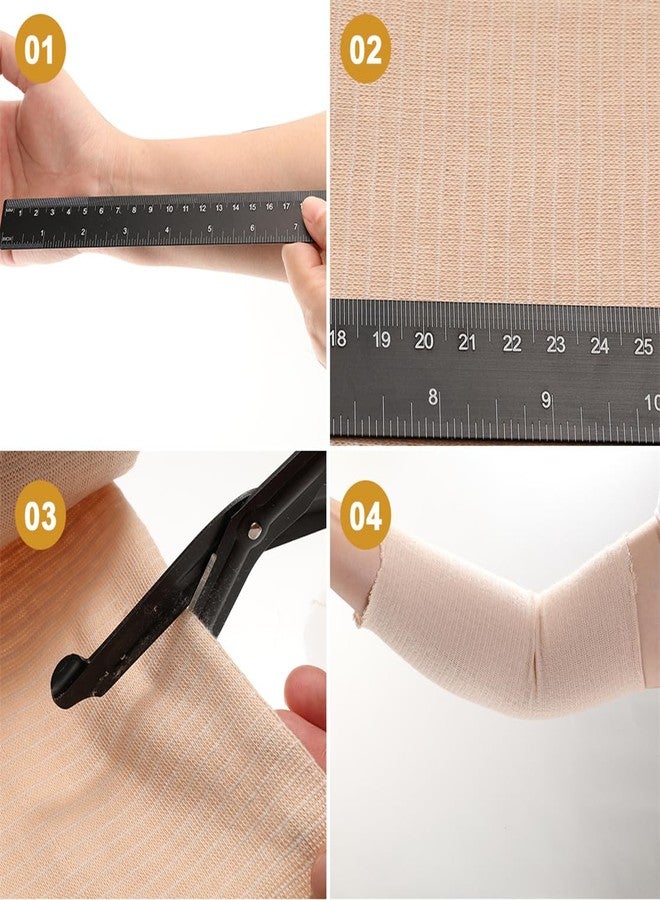 ILSSLI Tubular Support Bandage Elastic Sport Bandages Breathable Compression Bandage Roll Stockinette Tubing Gauze for Leg Knee, 4inchX5.5 Yard (Size F) - Image 5