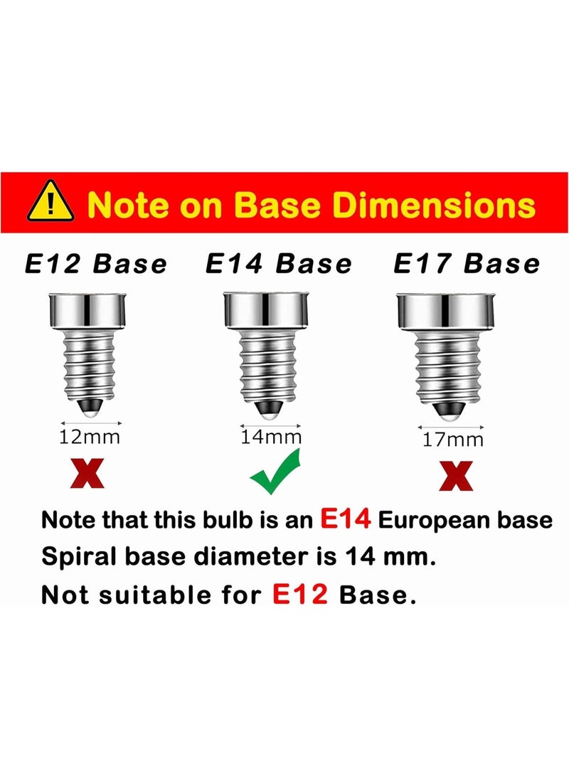 C35 E14 LED Candle Bulb 4W 6500K Cool White Light, 2-Pack - Image 2