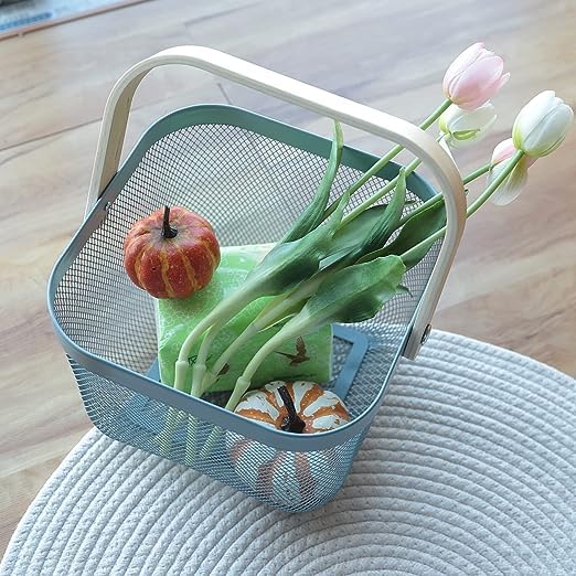 BLURISM Multipurpose Storage Organizer Fruit Basket and Picnic Basket for Kitchen and Home Ideal Basket for Storage and Organization - Image 4