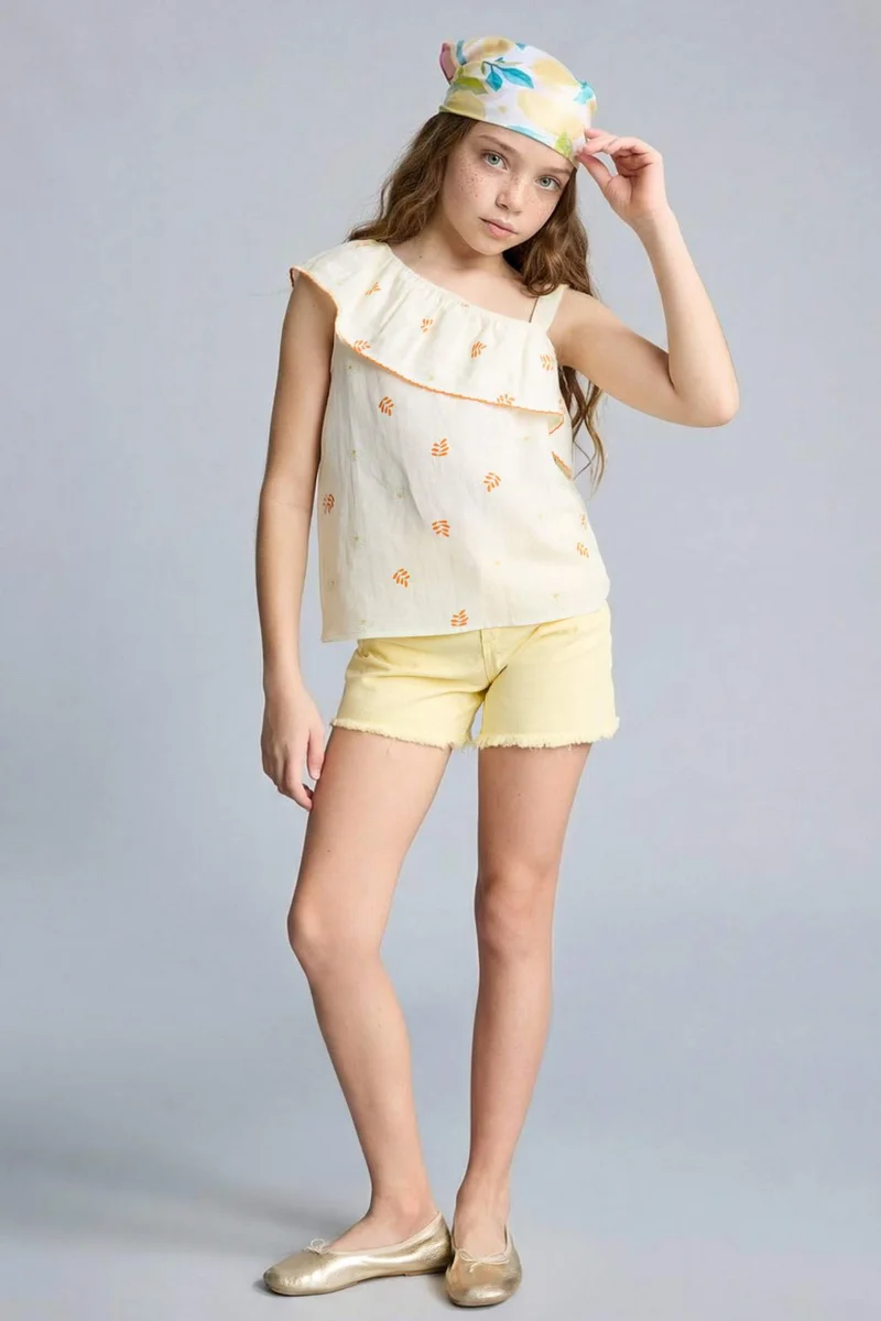ديفاكتو Girl Short Sleeve Blouse