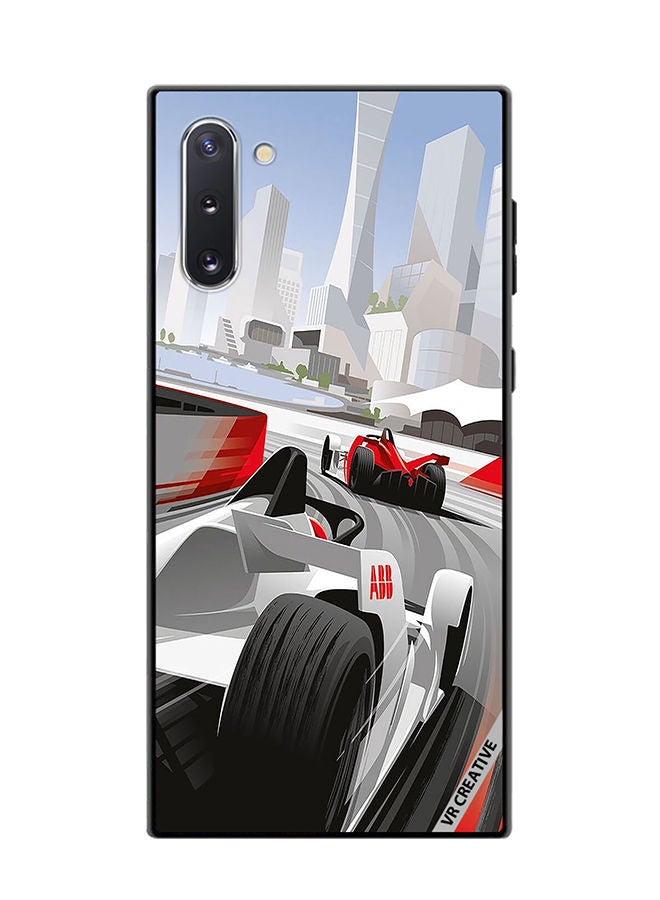 VR CREATIVE Protective Case Cover For Samsung Galaxy Note10 5G F1 Car Racing Design Multicolour - Image 1