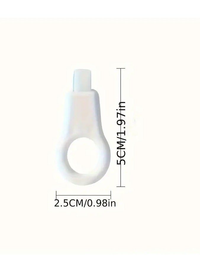 روزينو 4 قطع فرشاة أسنان سيليكون للبالغين-رأس كامل ، صلابة متوسطة ، غير معطرة ، عناية لطيفة باللثة ، إزالة البقع والبلاك ، منظف نظافة الفم للتنفس الطازج ، مقبض مهني عن طريق الفم للبالغين قبضة سهلة - Image 4