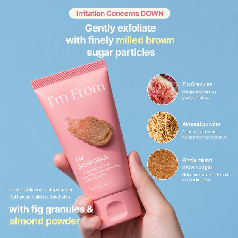 I'M FROM Fig Scrub Mask 70G - Image 2