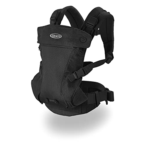 Graco Cradle Me 4 in 1 Baby Carrier Includes Newborn Mode with No Insert Needed Black Onyx