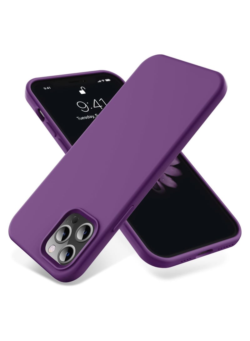 Compatible with iPhone 13 Pro Case 6.1 inch Premium Liquid Silicone with [Soft Anti-Scratch Microfiber Lining] Gel Rubber Full-Body Bumper Protection - Image 2