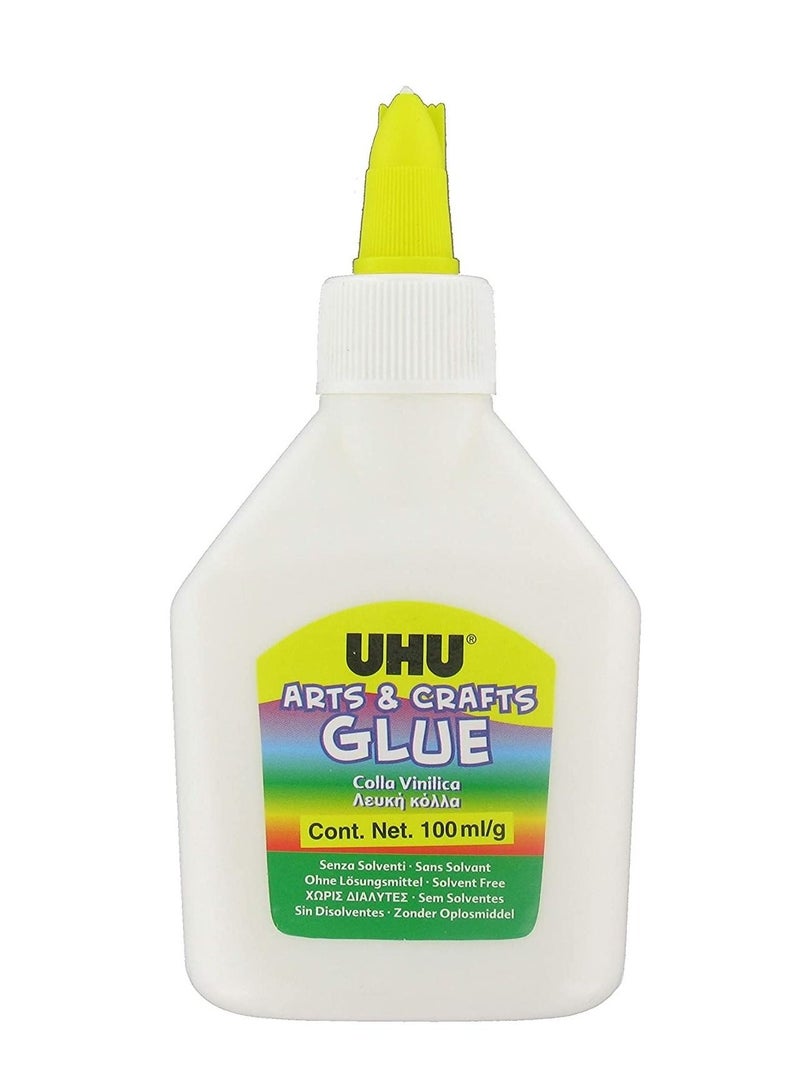 UHU 6-Piece Art and Craft White Glue 100ml Per Bottle - Image 2