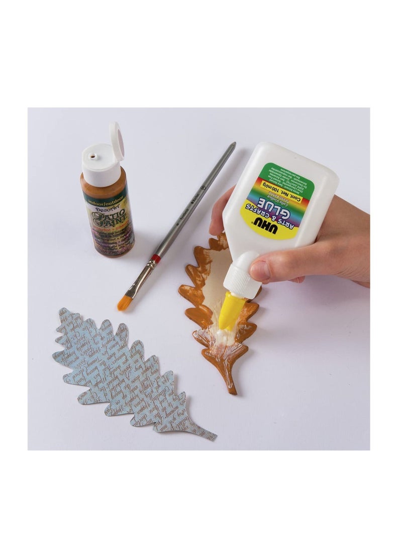 UHU 6-Piece Art and Craft White Glue 100ml Per Bottle - Image 3