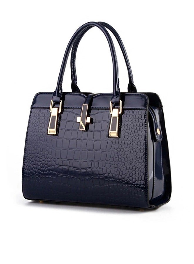 Yolu Crocodile Texture PU Leather Handbag Women Leather Crossbody Bag - Image 1