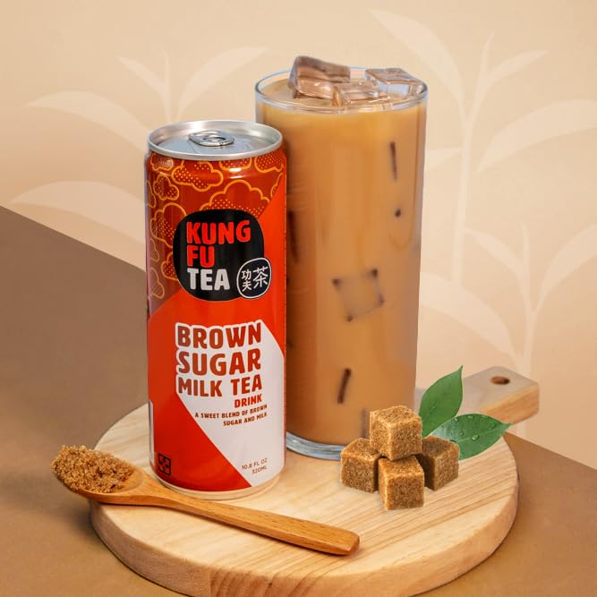 Kung Fu Tea Milk Tea (Brown Sugar + Thai Milk Tea) - Image 3