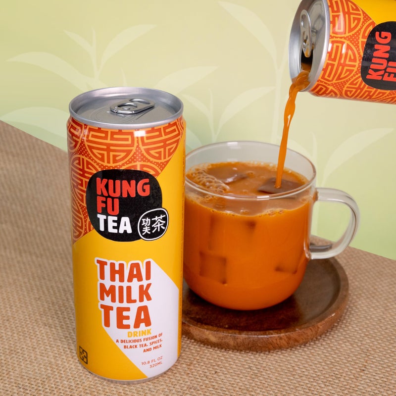 Kung Fu Tea Milk Tea (Brown Sugar + Thai Milk Tea) - Image 4