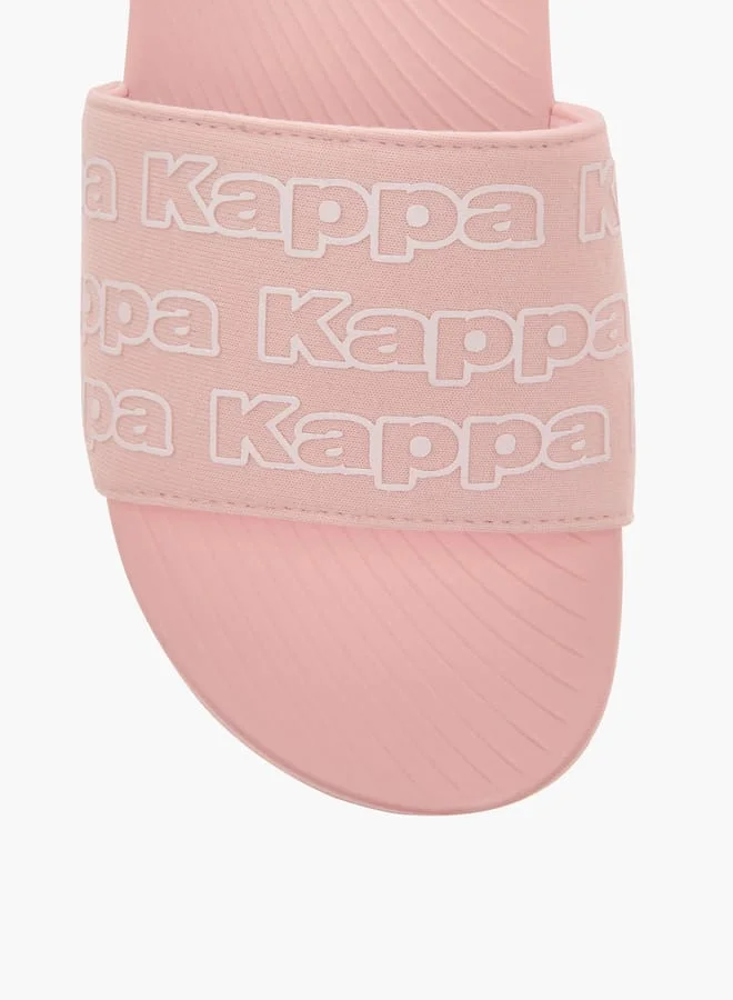 Kappa Girls' Logo Print Slip-On Slides