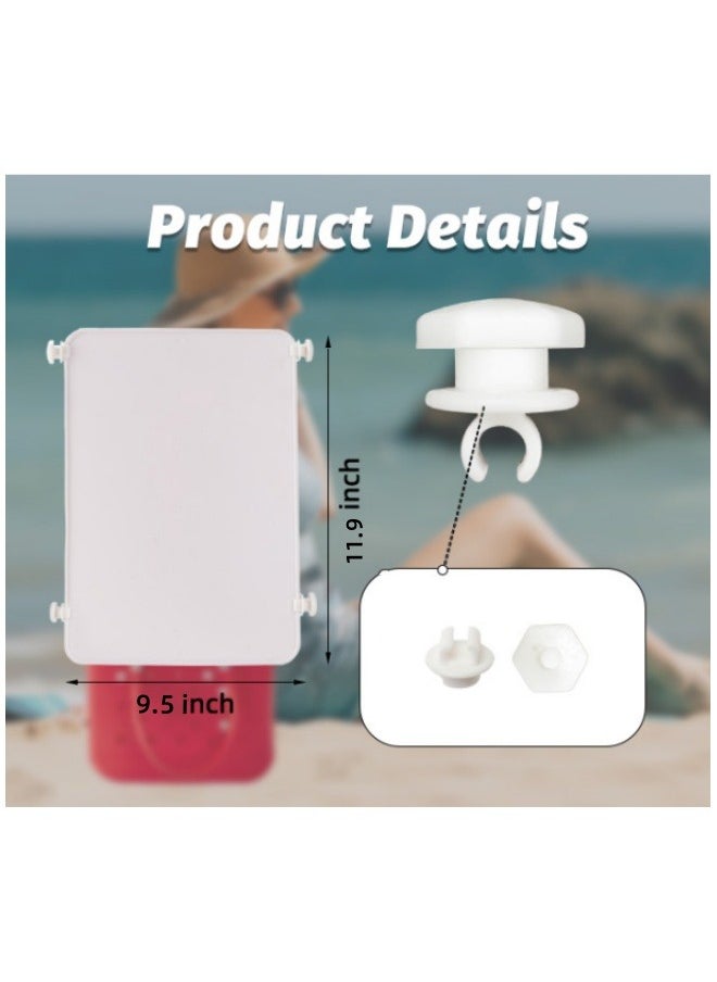 ILovhaprty Divider Tray for tote bag Original Accessories for tote bag X Large Beach Bag Accessories Suitable for tote bag and Divide Space White 2PCS  - Image 1