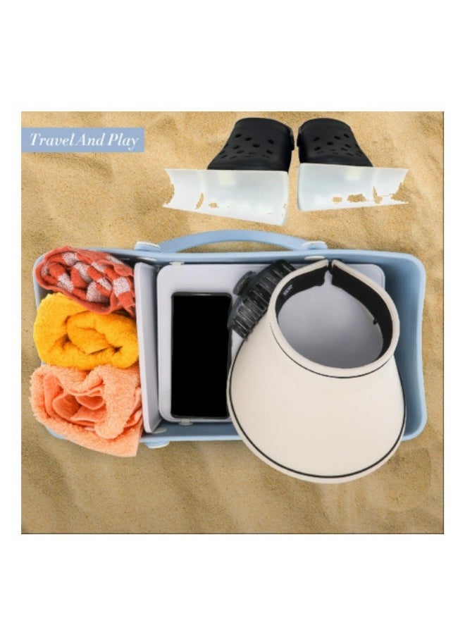 ILovhaprty Divider Tray for tote bag Original Accessories for tote bag X Large Beach Bag Accessories Suitable for tote bag and Divide Space White 2PCS  - Image 4