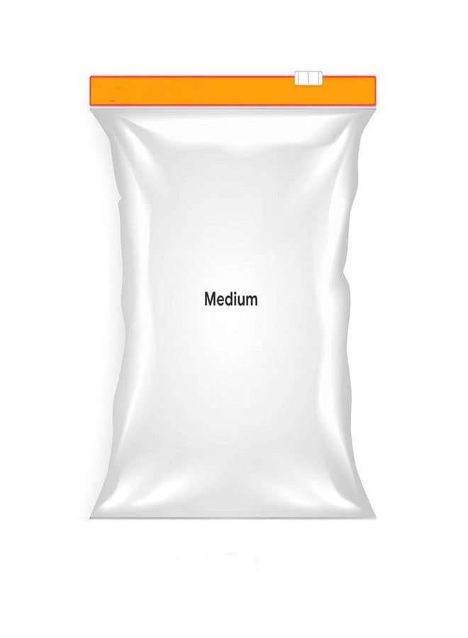 DRUDRAYA Zip lock Pouches, Zip lock Bag For Storage, Freezer RE-USABLE Zipper Bags, Ziplock Bags For Fridge Storage, Medium 9"X 10"(22.86cm X25.4cm)(Orange 25 Piece) - Image 3