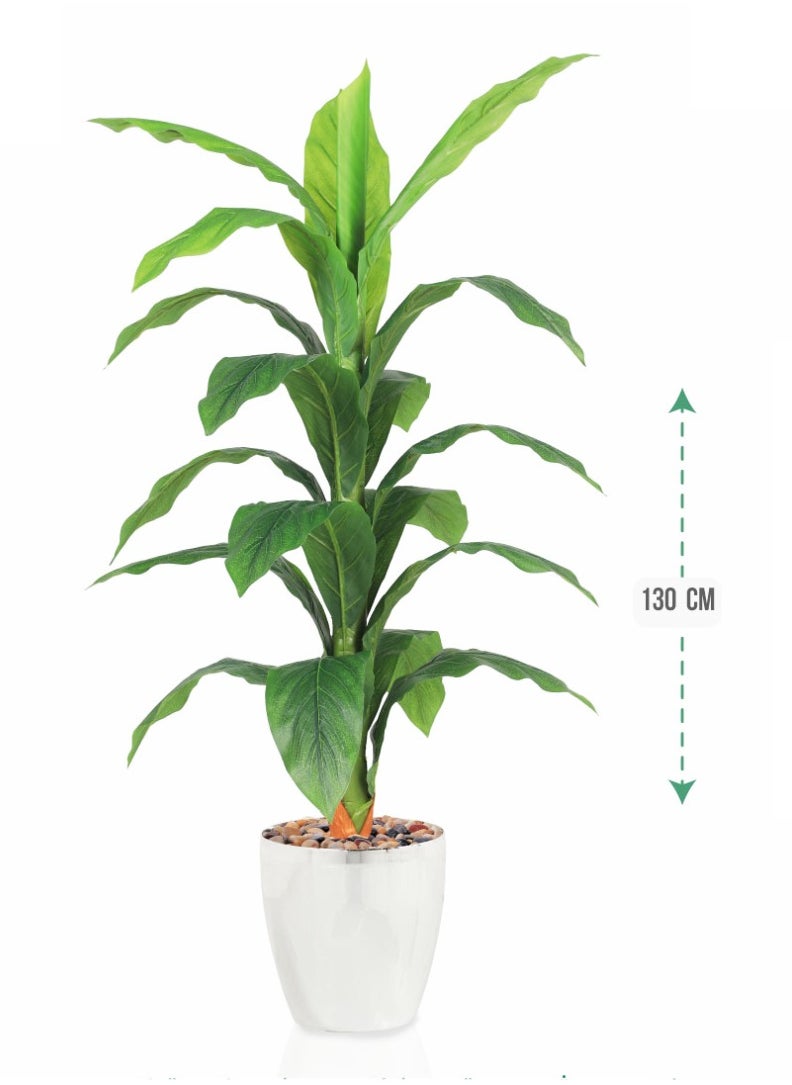 Alrassi 130 cm Artificial Tree with Natural-Looking Design - A Beautiful Touch for Indoor Decoration  - Image 2
