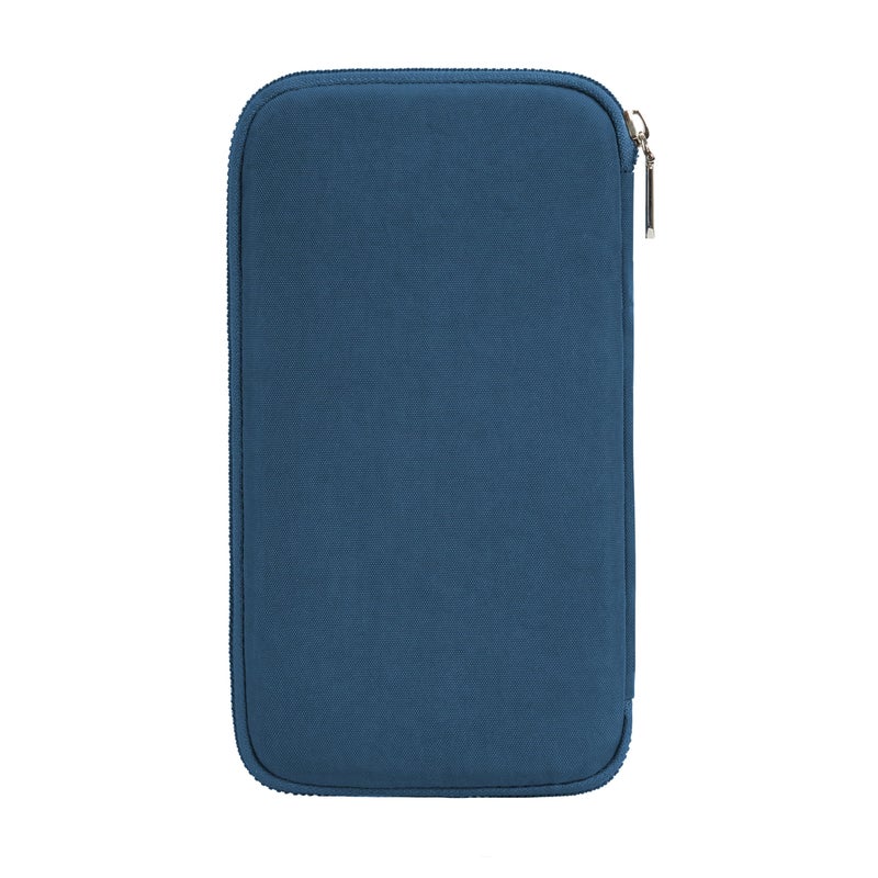 Travelon Travelon RFID Blocking Family Passport Zip Wallet, Ocean, 4.75" x 8.25" x 0.75"  - Image 4