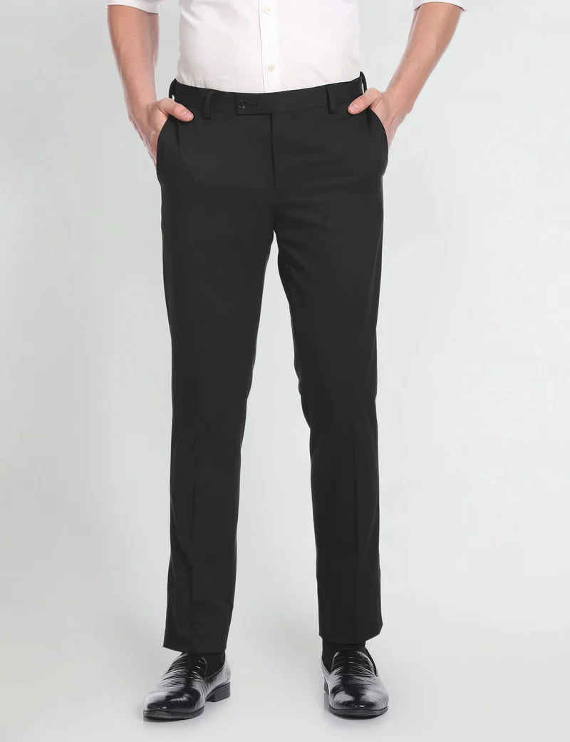 Arrow Mid Rise Twill Autoflex Trousers