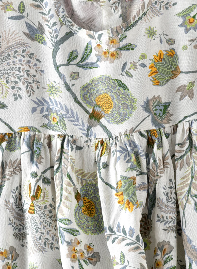 Jelliene Sunshine Sprinkles: Girls' Flowy Viscose Dress Breezy Fun & Springtime Flair