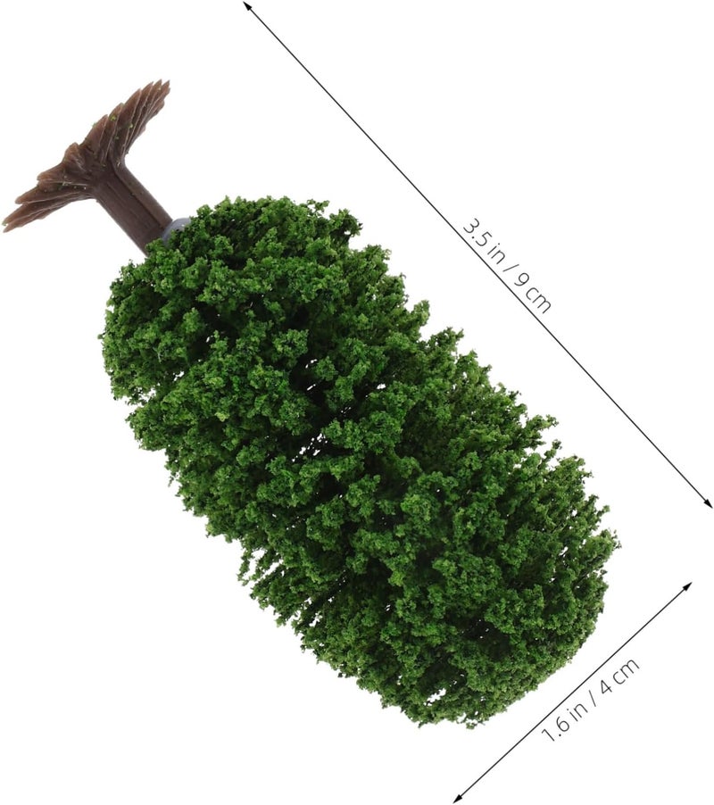 5pcs Model Landscape Plants for Train Diorama Miniature Pine Trees Plastic Tree DIY Building Landscape Decoration Accessories - Image 2