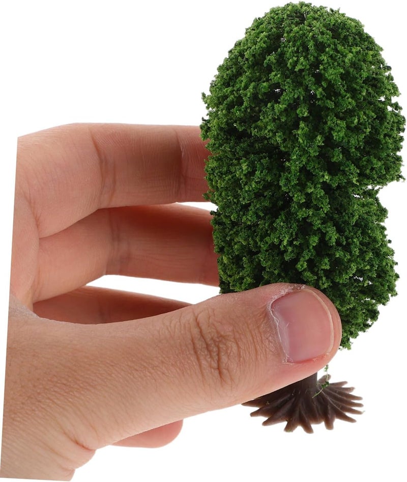5pcs Model Landscape Plants for Train Diorama Miniature Pine Trees Plastic Tree DIY Building Landscape Decoration Accessories - Image 4