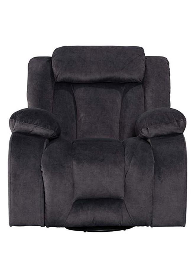 Homez كرسي استرخاء مع وظيفة هزازة ودوران باللون الأسود - Image 1